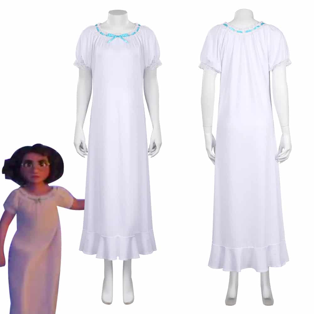 Adult Encanto Mirabel Dress White Nightgown