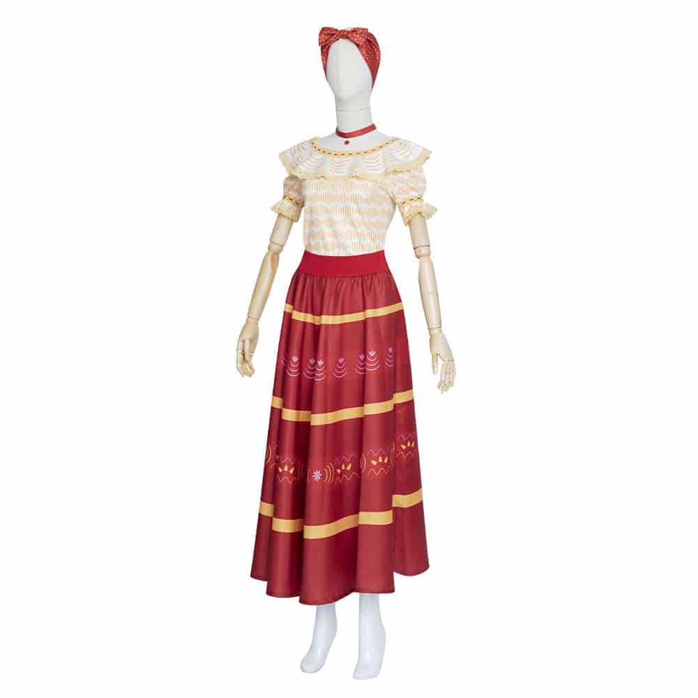 Dolores Madrigal Dress Adult Encanto Ruffle Dress