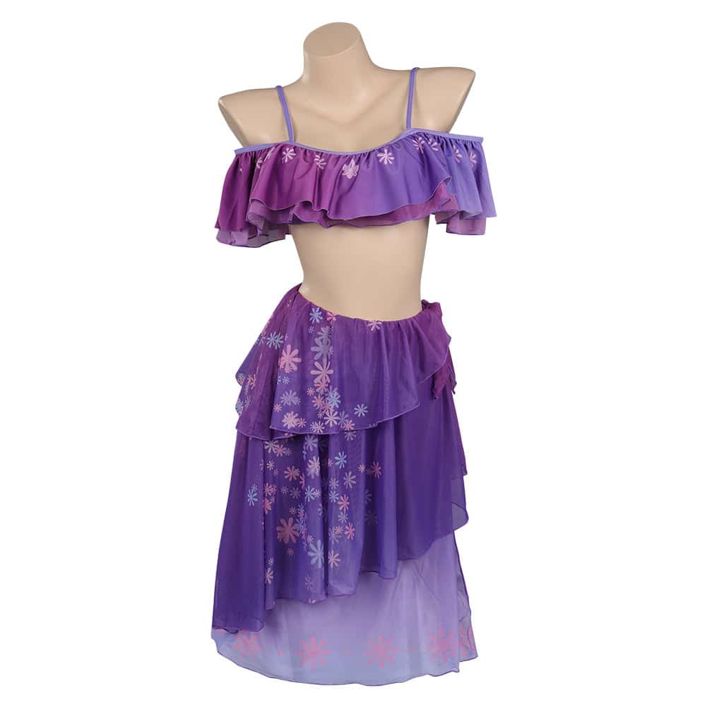 Encanto Isabela Dress Adult 3 Piece Ruffle Swimsuit
