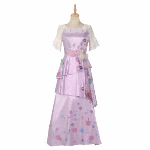 Encanto Isabela Dress Adults Purple Flower Tiered Dress