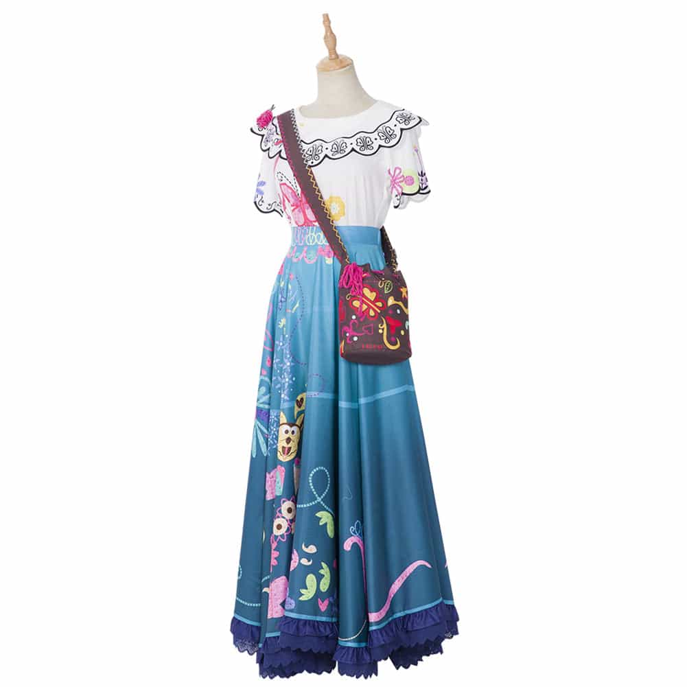Encanto Mirabel Dress Floral Dress Set for Adults