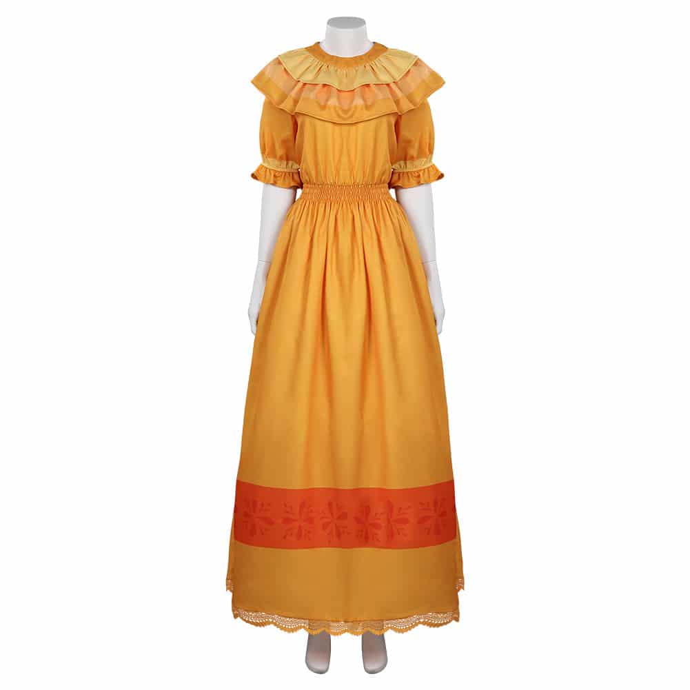 Encanto Pepa Dress for Adult Yellow Long Dress