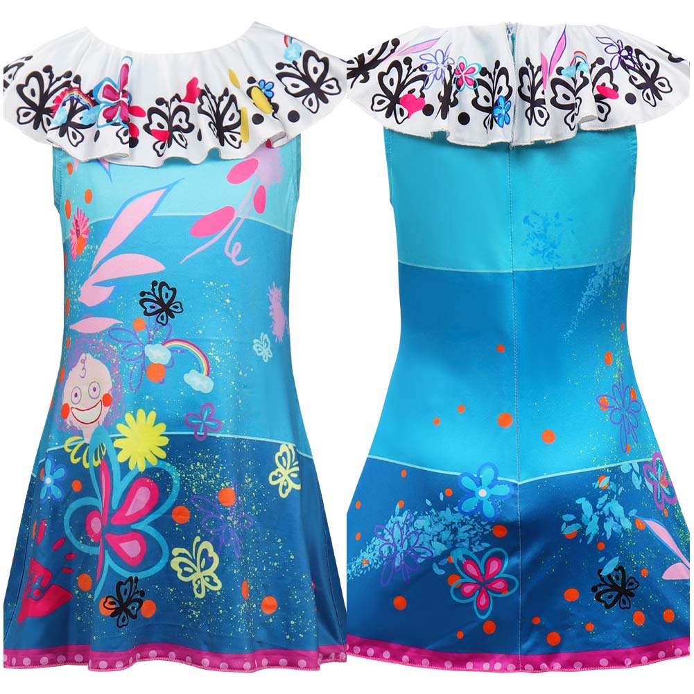 Girls Encanto Mirabel Dress A-shape Sleepwear Pajama
