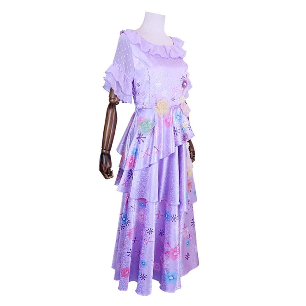 Encanto Isabela Dress Flower Wide Sleeve Ruffle Dress