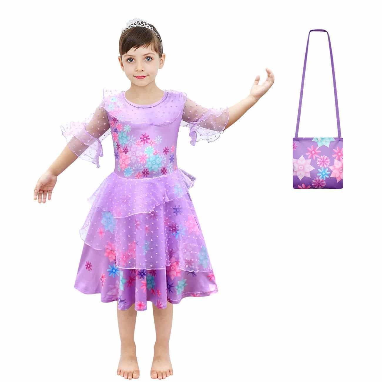Isabela Encanto Dress Princess Play Dress with Bag
