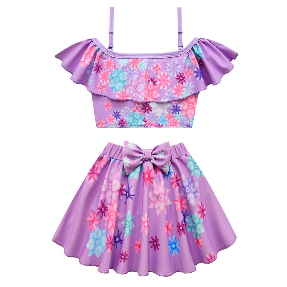 Encanto Isabela Madrigal Dress Two-Piece Swimsuit for Girls