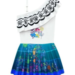 Encanto Mirabel Dress Toddler Ruffle One Shoulder Swimsuit