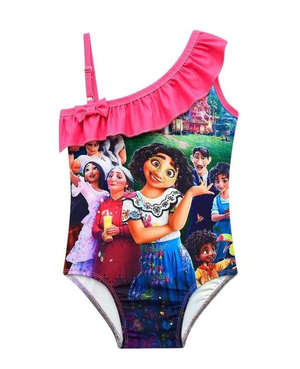 Toddler Encanto Dress Ruffle One Piece Swimsuit
