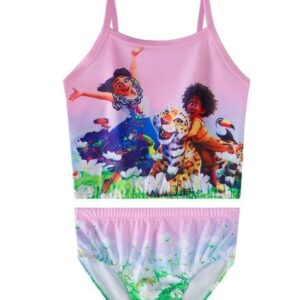 Toddler Girl Encanto Clothes 2 Piece Tank Swimsuit