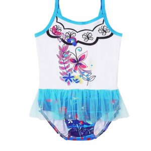 Toddler Girls Encanto Mirabel Dress Organza Tank Dress Swimsuit