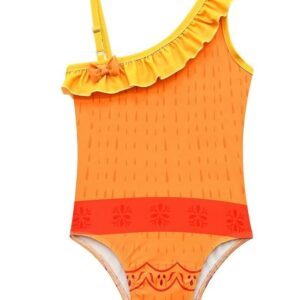 Toddler Girls Encanto Pepa Dress One Piece Swimsuit